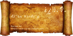 Áts Virág névjegykártya